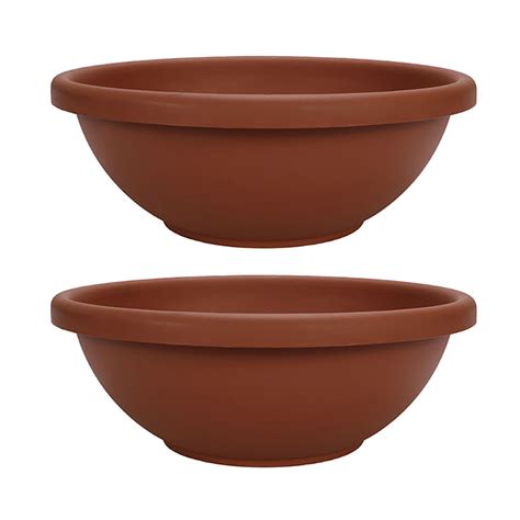 garden bowl planter is perfect for shallow rooted plantings and flowers looks great on tables