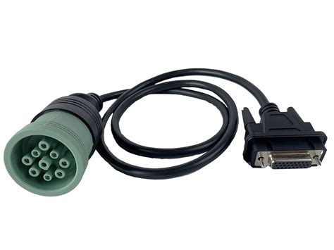 Cojali Deutsch 9 Pin Type 2 Green Cable For Jaltest Jdc2179 — Diesel