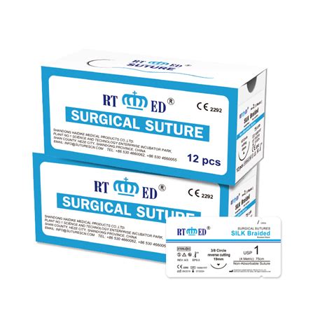 Silk Surgical Suture With Needle Remed China Silk Surgical Suture