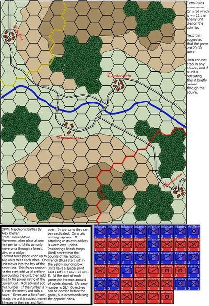 Napoleonic Battles Board Game Boardgamegeek