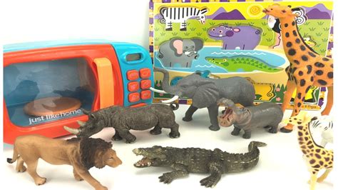 Safari Zoo Animals Fun Toys For Kids Learn Animal Names Videomelissa