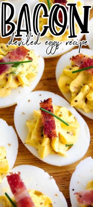 bacon deviled eggs how to make deviled eggs with bacon