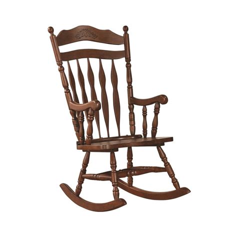 Brown maple (1) dark brown (86) medium brown (15) medium brown finish (2) motion type. LIVING ROOM: ROCKING CHAIRS - ROCKING CHAIR | 600187 | Living Room Chairs | Price Busters Furniture