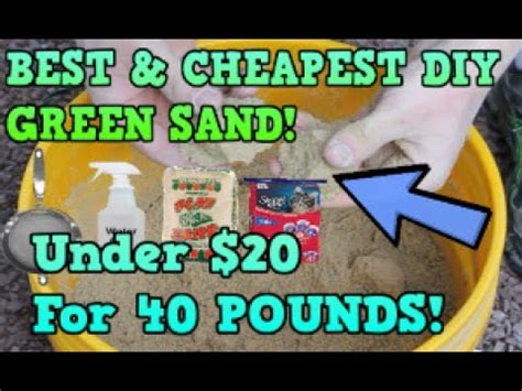 Learn more about sand casting today. Best & Cheapest DIY Green Sand(For Metal Casting)! Green Sand Making Tutorial Start To Finish ...