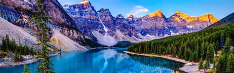 Banff Nationalpark Hd Beste Dual Screen Wallpaper 3840x1200