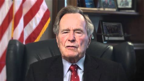 President George Hw Bush Centennial Message Youtube
