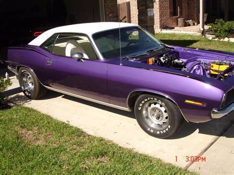 1970 Plymouth Cuda Plum Crazy Purple Original Numbers Matching Texas