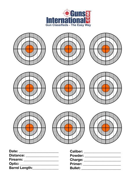 Printable Free Targets 2 Targets