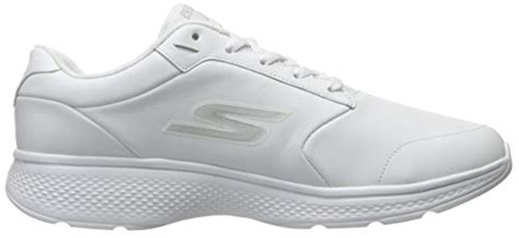 Skechers Performance Go Walk 4 Complete Leather Walking Shoe In White