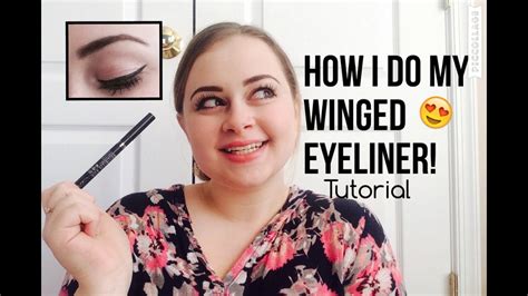 How I Do My Winged Eyeliner Youtube
