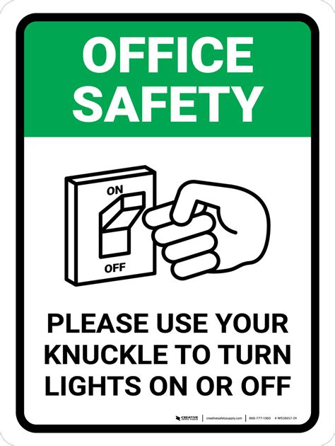Office Safety Signs