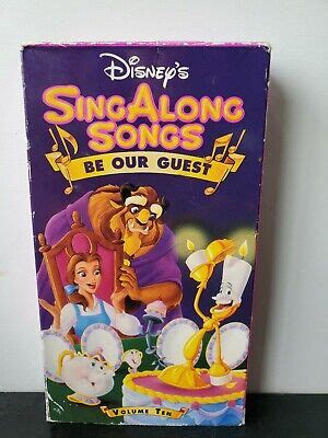 Disney Sing Along Songs Be Our Guest Volume Ten VHS 717951311030 EBay