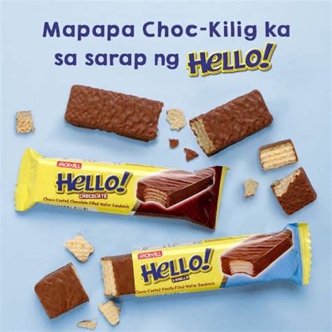 Hello Chocolate Coated Wafer 15g Shopee Philippines