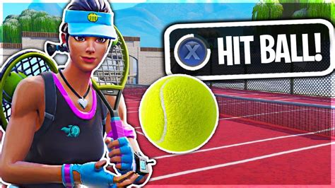 Tennis Skin Can Play Tennis In Fortnite Battle Royale Youtube