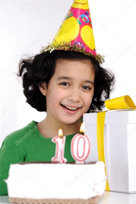 Feliz Aniversário Para A Filha De 10 Anos Fotos Imagens De © Zouzou