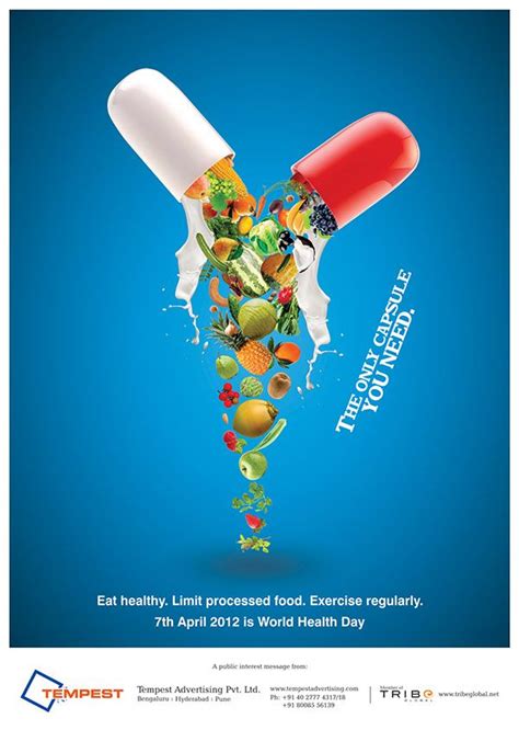 World Health Day On Behance Ads Creative Creative Poster Design