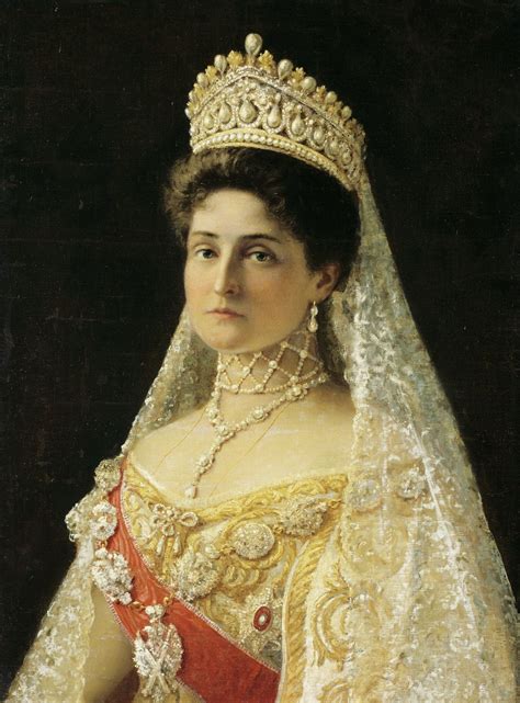 Empress Alexandra Feodorovna Nee Princess Alix Of Hesse Consort Of