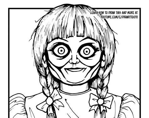 annabelle doll coloring pages dolls coloring pages images and photos finder