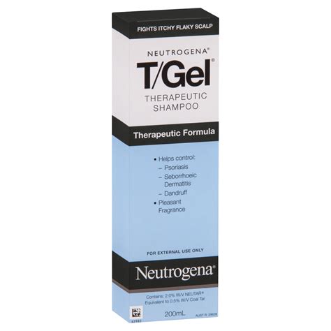Neutrogena Tgel Therapeutic Shampoo 200ml Fights Itchy Flaky Scalp