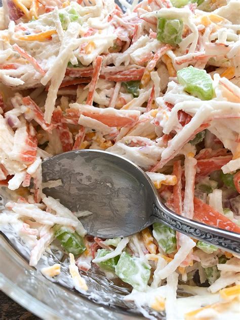 Perfect for lunch, dinner, or on a sandwich! Imitation Crab Salad- just like at the deli counter ...