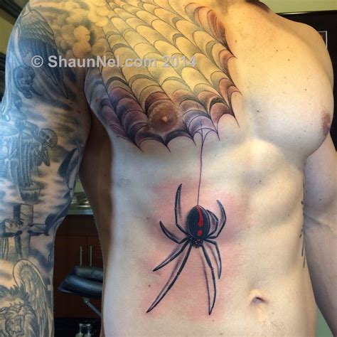 Spider Web Tattoo Designs Shoulder