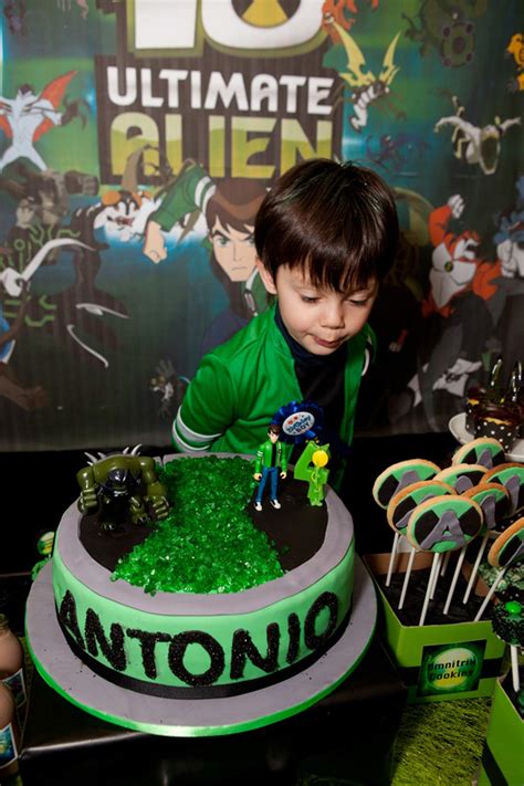 Ben 10 Birthday Party Ideas Photo 8 Of 22 Catch My Party