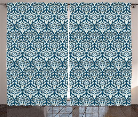 See more ideas about damask bedroom, damask, bedroom decor. Damask Curtains 2 Panels Set, Floral Ornamental Damask ...