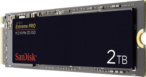 SanDisk Extreme PRO 3D 2 TB NVMe PCIe M 2 Internal SSD M 2 NVMe PCIe 3