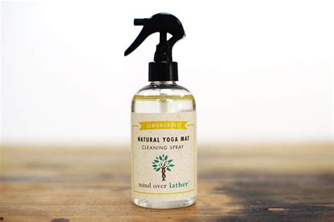 A little goes a long way with this fun at home recipe. Mind Over Lather | Lemongrass Yoga Mat Cleaning Spray
