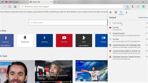 How To Delete All The Search In Microsoft Edge Youtube
