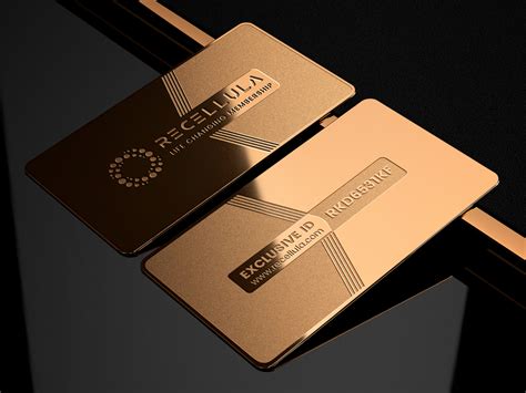 Luxury Gold Metal Membership Card Design By Adobesajjad By Md Sajjad