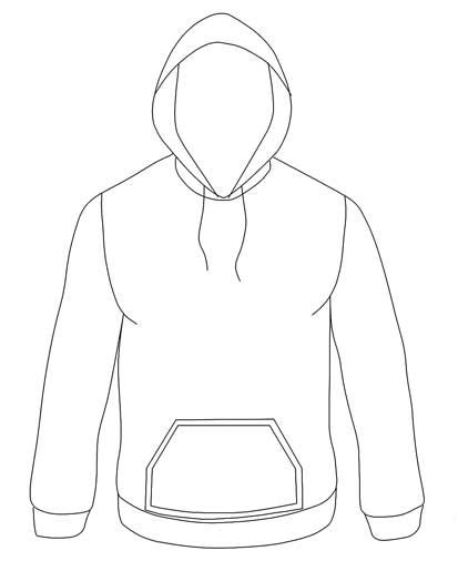 Anime Girl Wearing A Hoodie Coloring Pages Coloring Pages