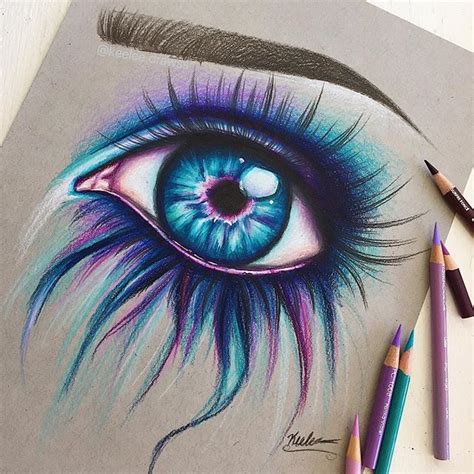•hello Everyone • Heres Yet Another Colorful Eye This Was Kinda Just