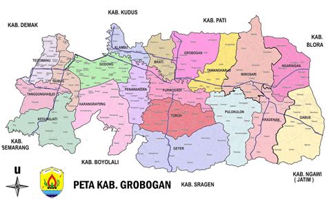 Kabupaten grobogan purwodadi dinas tenaga kerja dan transmigrasi disnakertrans kabupaten grobogan sekretariat daerah kabupaten grobogan data informasi berkala data informasi berkala dinas tenaga kerja dan transmigrasi kabupaten grobogan sepanjang tahun anggaran 2019. 3 Peta Grobogan Lengkap | Sejarah Negara Com