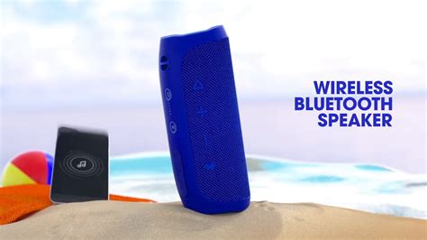 Jbl Flip 4 Black Waterproof Portable Bluetooth Speaker