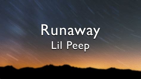 Lil Peep Runawaylyrics Youtube