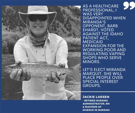 Jackie Larsen Endorsement Miranda Marquit For Idaho
