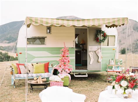 A Happy Camper Christmas With The 1962 Aristocrat Vintage Trailer A