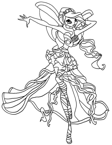 Coloring print winx club coloring book fresh on interior tablet. Winx Club Bloomix Coloring Pages at GetColorings.com ...