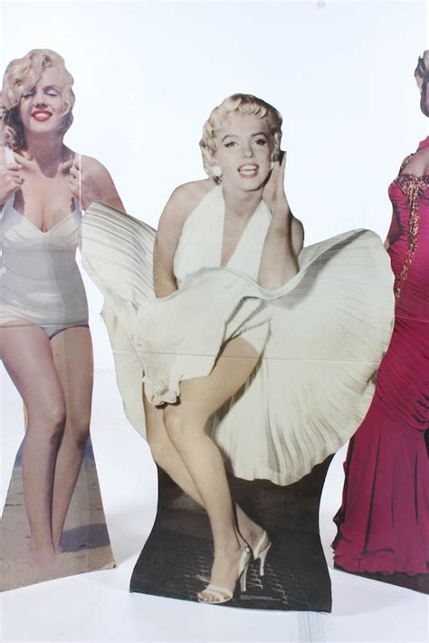 Three Marilyn Monroe Cardboard Cutouts Ebth