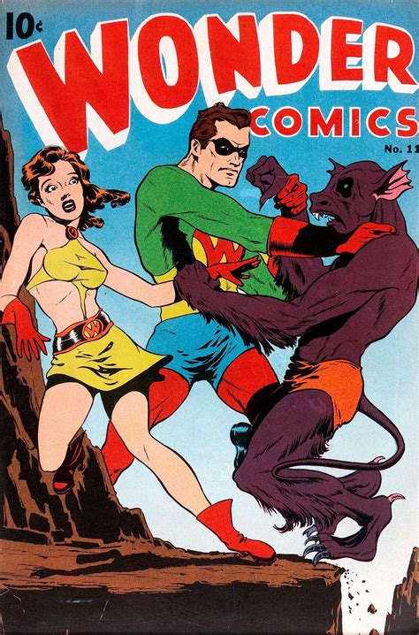 Gameraboy1 Wonder Comics 11 1947 Cover By Graham Ingels