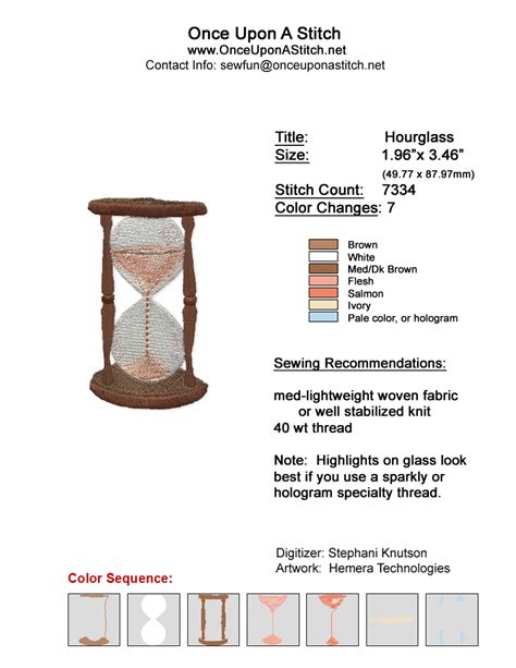 Designs Misc Sands Of Time Hourglass