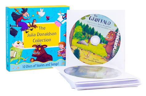 Julia Donaldson Collection 10 Audio Cd Books Set Stories And Songs Gruff