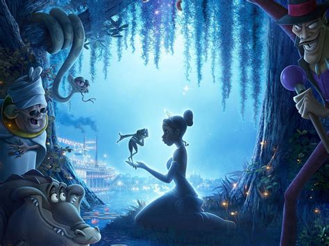 A waitress, desperate to fulfill her dreams as a restaurant owner, is set on a journey to turn a frog prince back into a human being, but she has to face the same problem after she kisses him. The Princess and the Frog Movie Wallpapers | HD Wallpapers ...