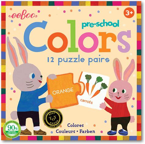 Colors Puzzle Pairs Preschool Game Grand Rabbits Toys In Boulder