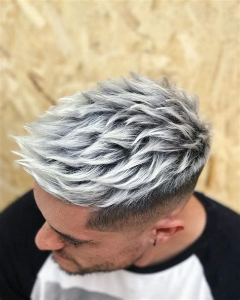 Pin By Julio Bonacina On Men Hair Styles Mens Hair Colour Silver