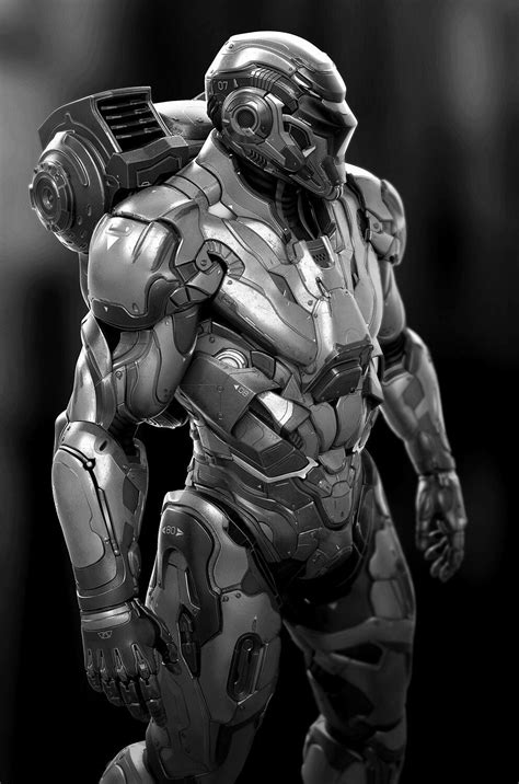 Artstation Chrono Legionnaire Hooman Raad Armor Concept