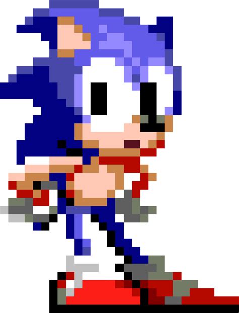 Sonic The Hedgehog Minecraft Pixel Art Template Pixel Art Minecraft