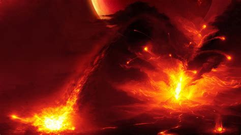 64 Volcanic Eruption Wallpaper On Wallpapersafari