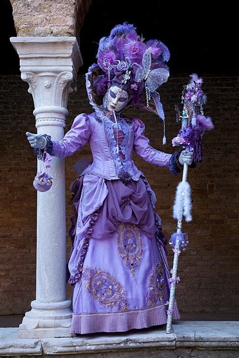 Purple Carnival Goer Venice Carnival Costumes Carnival Costumes